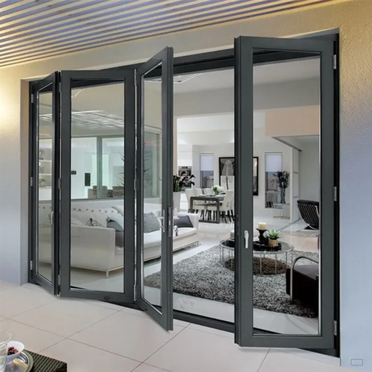 Aluminum Bi-fold Patio Sliding Folding Door